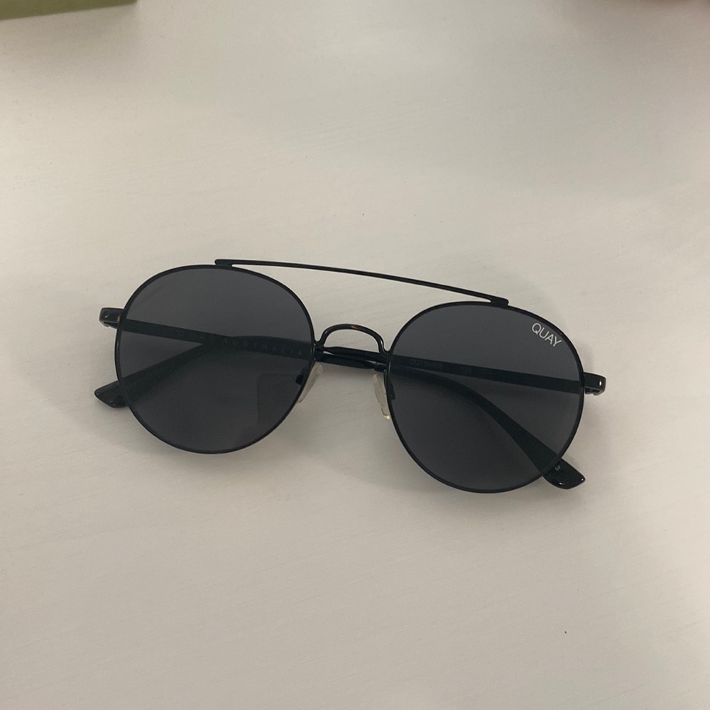 QUAY Outshine Black Sunglasses